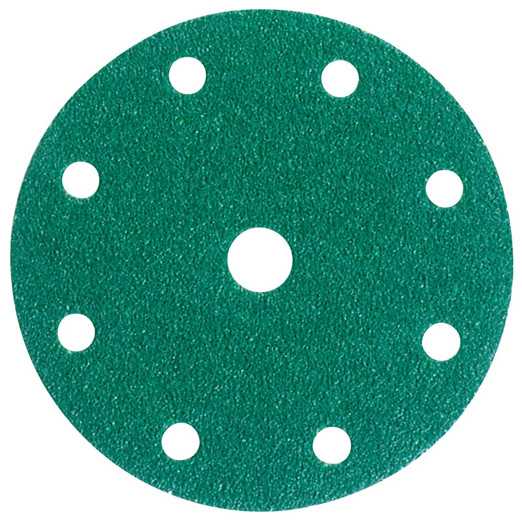 Sanding Disc 150mm P40 Hookit 15 Hole Green 3M