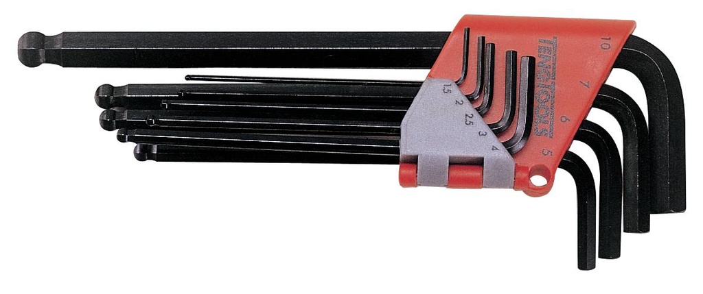 Key Wrench Set Hex Ball Metric 9pc Teng