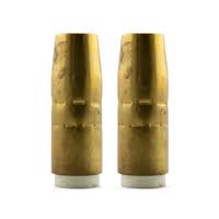 MIG Nozzle Bernard 400 Conical 14mm Brass 2pk Torchmaster