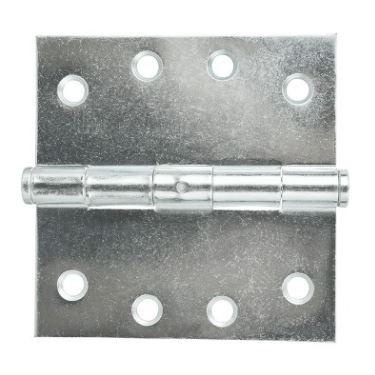 [BH100X100HD] Hinge Butt Broad 100x100x2.5mm Fixed Pin HD Zinc