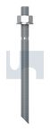 [CAC20M260SS316] M20x280 Chemical Anchor Stud 316SS