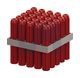 [WP35RD] Wall Plugs Red 35mm