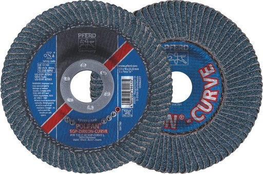 [PFERD.67689062] Flap Disc 125x22 40G Zirconia L SGP Curve Pferd