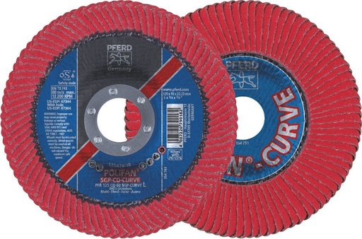 [PFERD.67689066] Flap Disc 125x22 60G Ceramic L SGP Curve Pferd