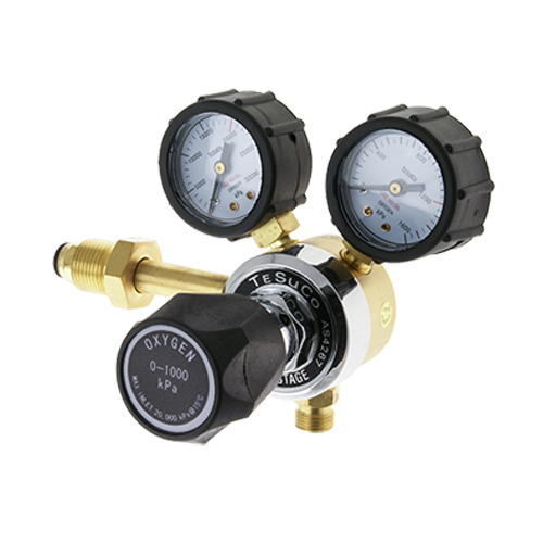 [TES.RC1SIG10] Regulator Argon Twin Gauge Side Entry Tesuco