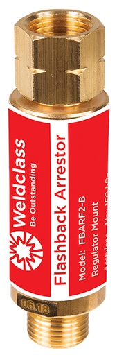 [WC.P4-FBARF2] Flashback Arrestor Regulator End (Fuel) Weldclass