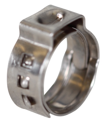 [WC.P4-HFC133/10] Hose Clamp 13.3mm SS Suit 5mm Oxy Hose 10Pk WC