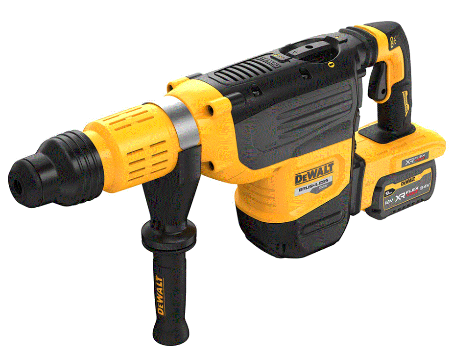 Rotary Hammer 54V XR FLEXVOLT™ 10Kg SDS-MAX Kit Dewalt