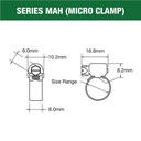 Clamp Hose 13-25mm All SS Perforated MAH008