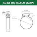 Clamp Hose 18-32mm Part SS Solid Band SHS012