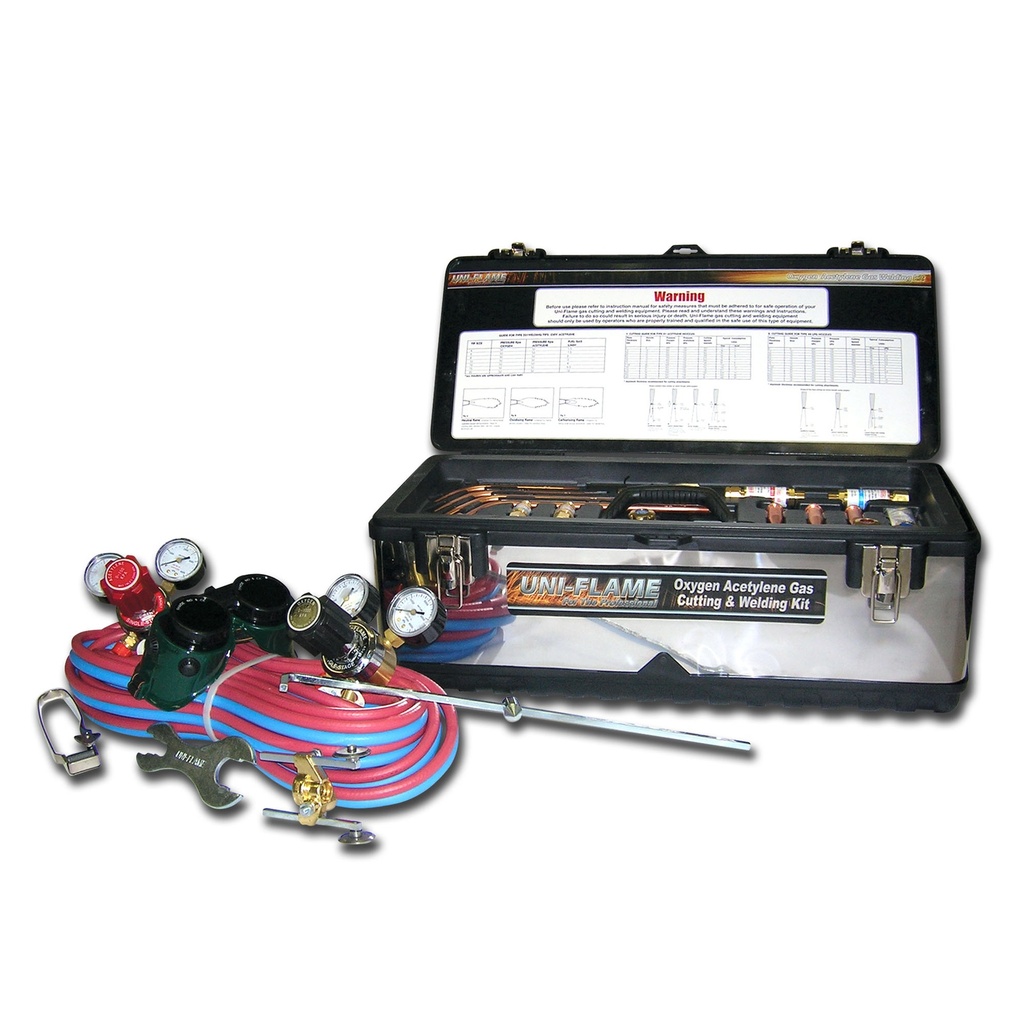 Gas Cutting & Welding Kit Oxy/Acet Unimig Deluxe