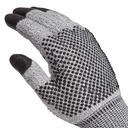 Glove Cut 5 Stealth Razor Green Band Nitrile Dots sz9 L
