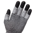 Glove Cut 5 Stealth Razor Green Band Nitrile Dots sz9 L