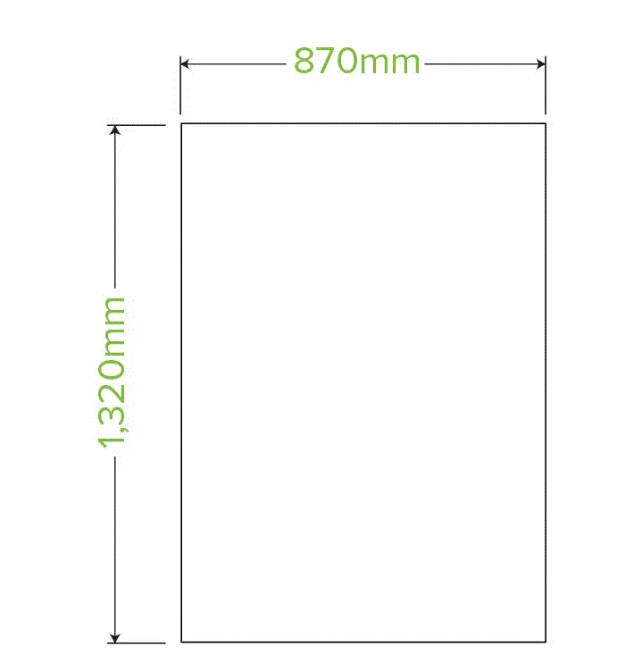 Bag Bin Liner 120L Bioplastic Clear 144pk