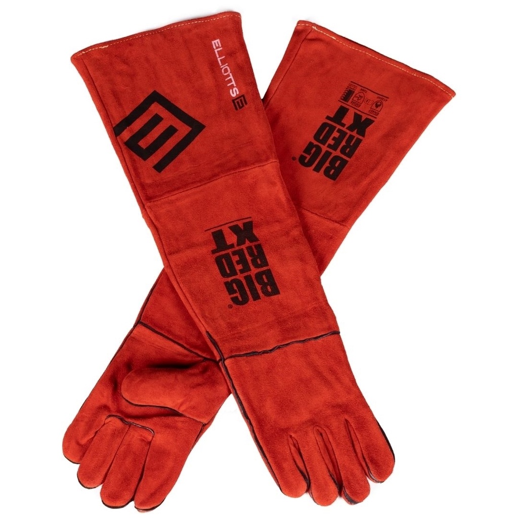 Welding Glove Gauntlet Big Red Extended Kevlar L