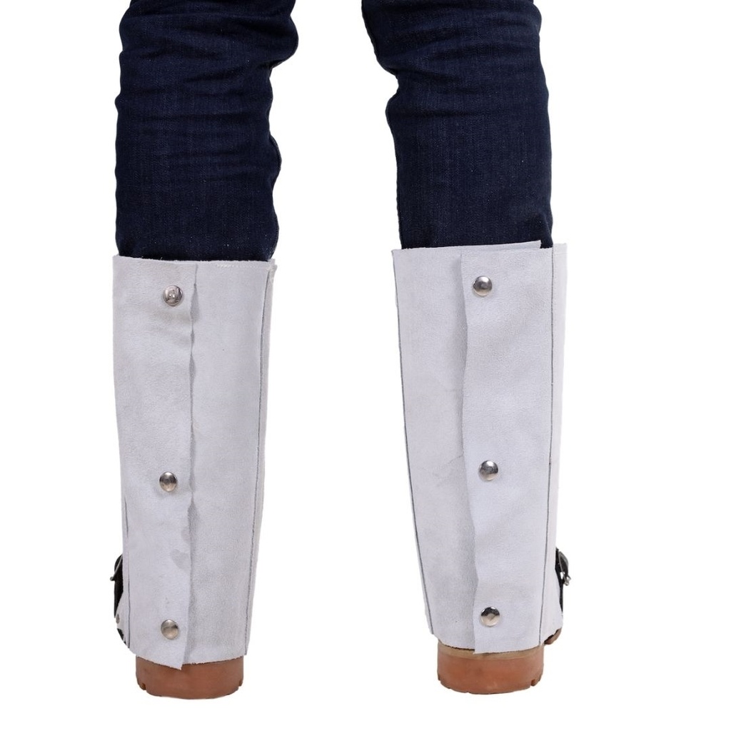 Welding Leggings Leather Chrome 203mm