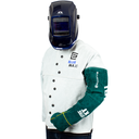 Welding Glove Gauntlet Left Hand Green Extended