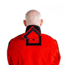 Welding Jacket Leather Big Red 6XL