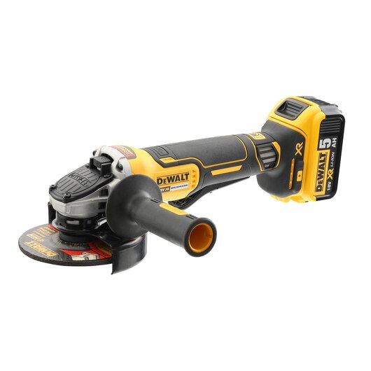 Angle Grinder 125mm 18V XR Li-Ion Brushless (Paddle Switch) Bare Dewalt