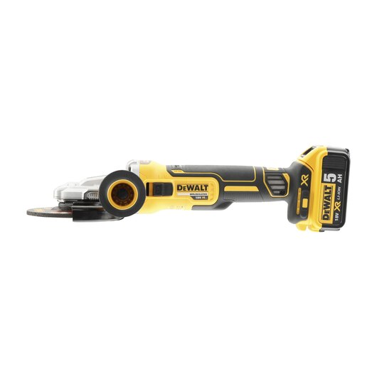 Angle Grinder 125mm 18V XR Li-Ion Brushless Flathead Dewalt