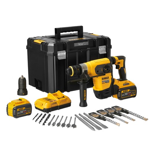 Rotary Hammer 54V XR FLEXVOLT™ SDS-Plus 4Kg 9Ah Kit Dewalt