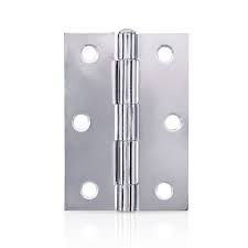 Hinge Butt Broad 100x75x2.5mm Fixed Pin 2pk 304SS