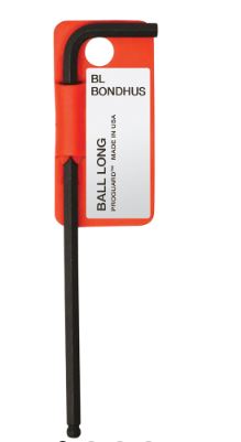 Key Wrench Hex 6mm Ball Point Long Bondhus