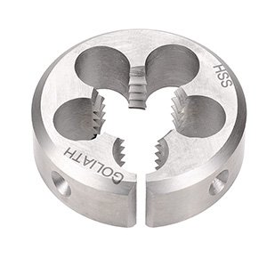 Button Die Round 7/16-14 UNC 1"OD HSS Goliath