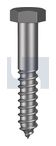 Coach Screw 1/2x4 HDG