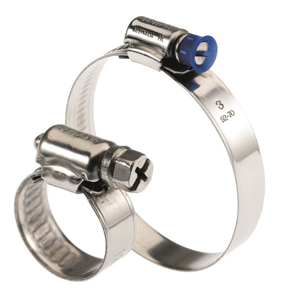 Hose Clamp 40-57mm All SS Solid Band Tridon SMPC2X