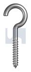 1/4x1-3/4 Hook Screw Zinc