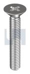 M2.5x5 Metal Thread Screw Zinc Csk XR