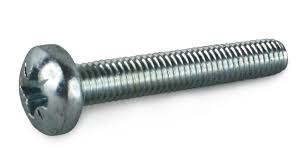 M4x12 Metal Thread Screw Zinc Pan Pozi