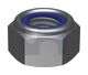 Nut M8x1.0 Fine Nylon Insert Zinc