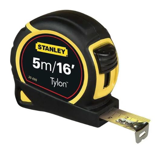 Tape Measure 5m M/E Tylon Coated Stanley