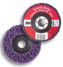 Strip & Clean Disc 100x16mm Purple Rigid 3M