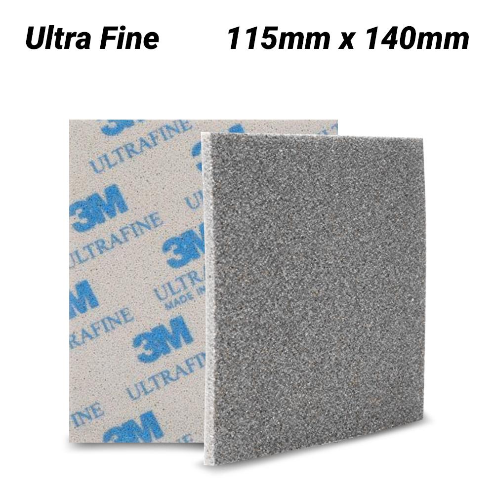 Sanding Sponge Soft 02601 UltraFine 115x140x5mm 3M