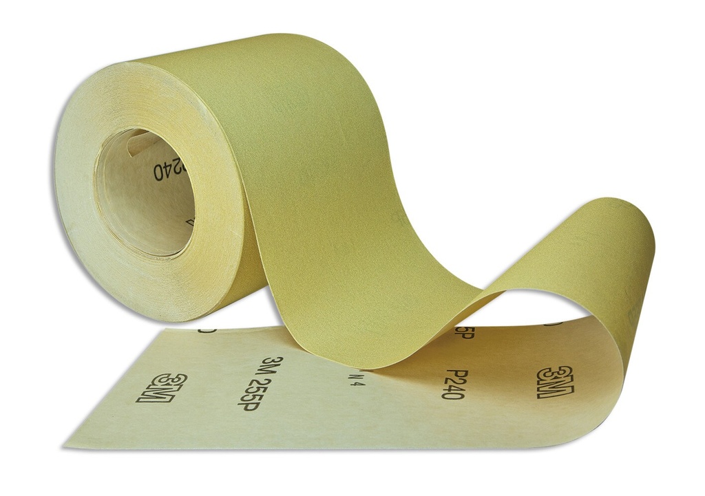 Paper Roll 115mm x 25m Hookit Green P120 255P 3M