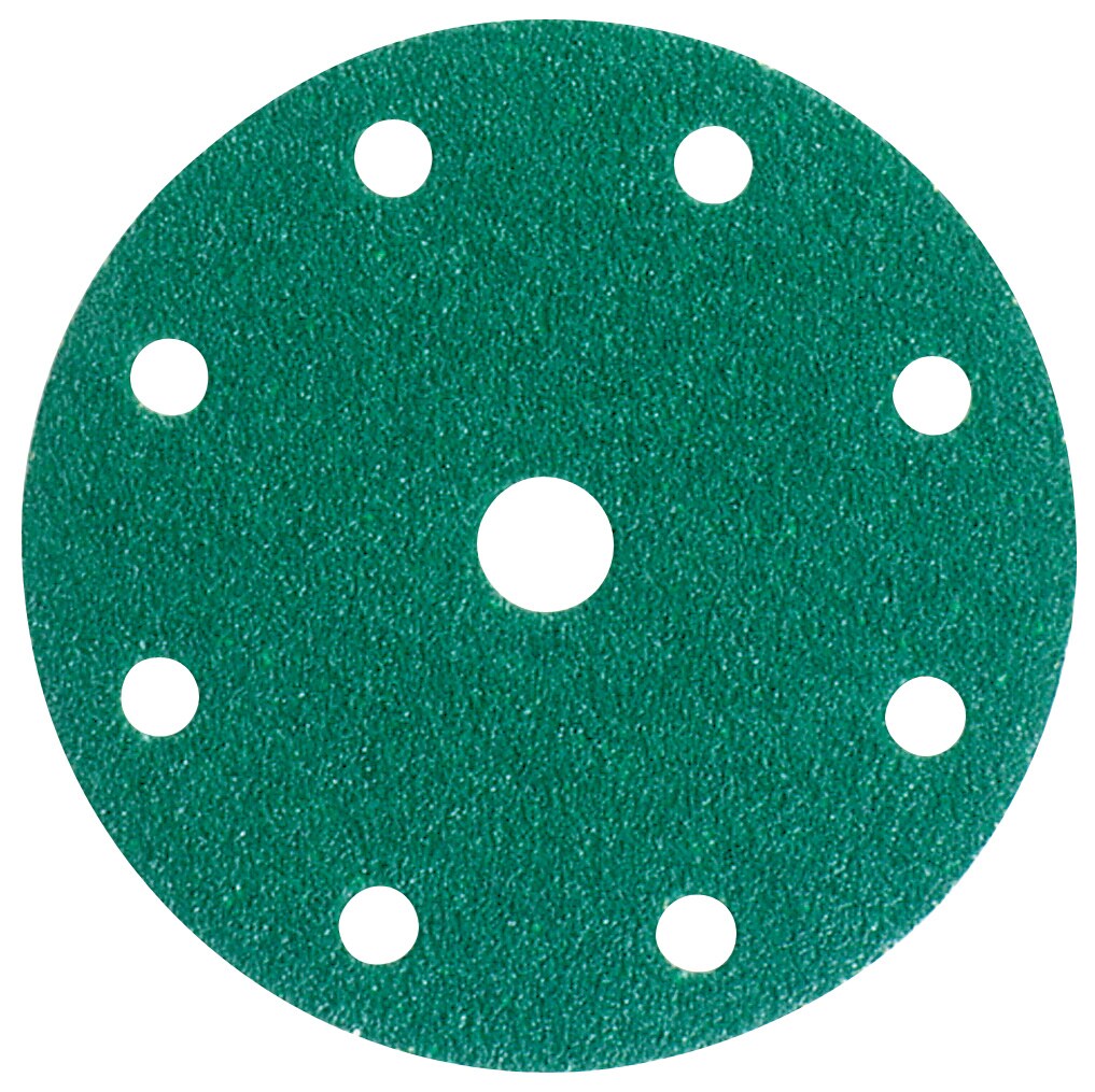 Sanding Disc 150mm P40 Hookit 15 Hole Green 3M