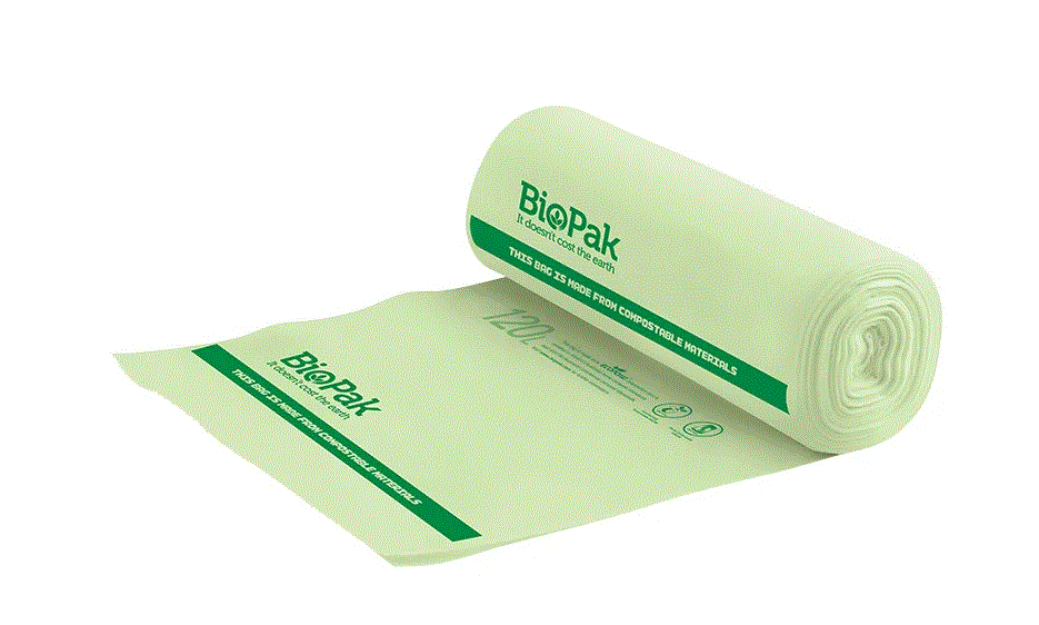 Bag Bin Liner 120L Bioplastic Clear 144pk