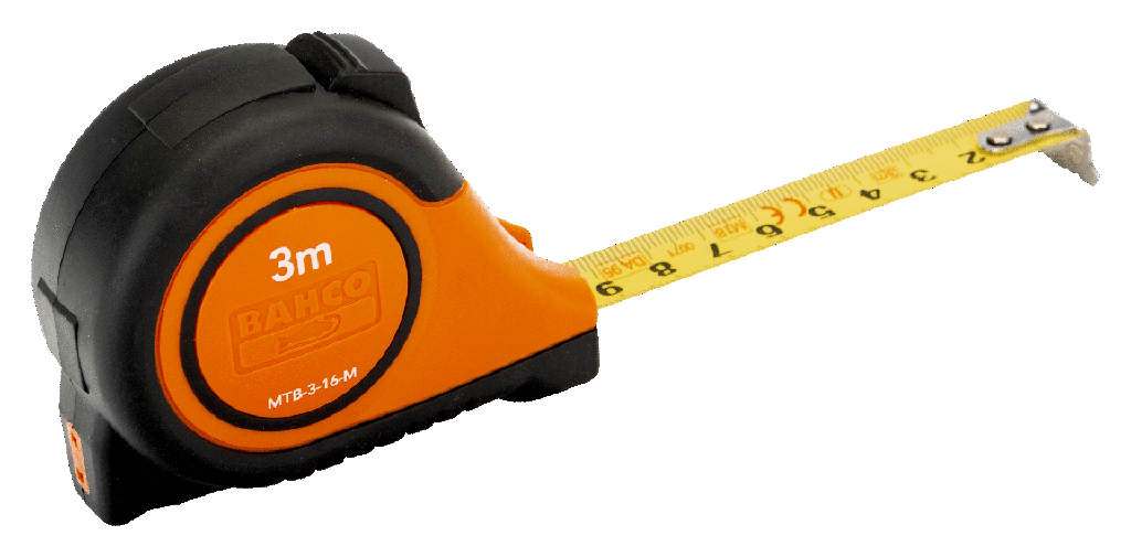 Tape Measure 8m Metric Auto Lock Bahco