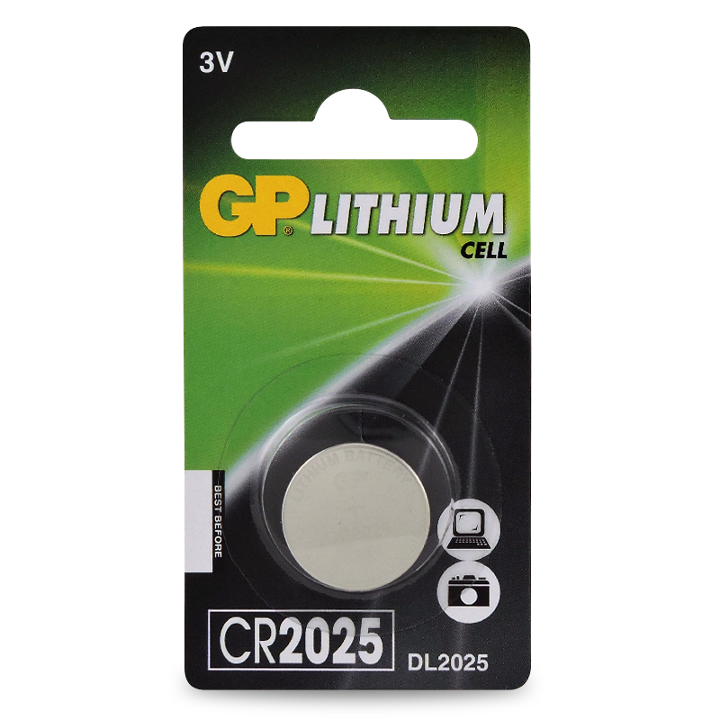 Battery Button CR2025 3V GP Lithium