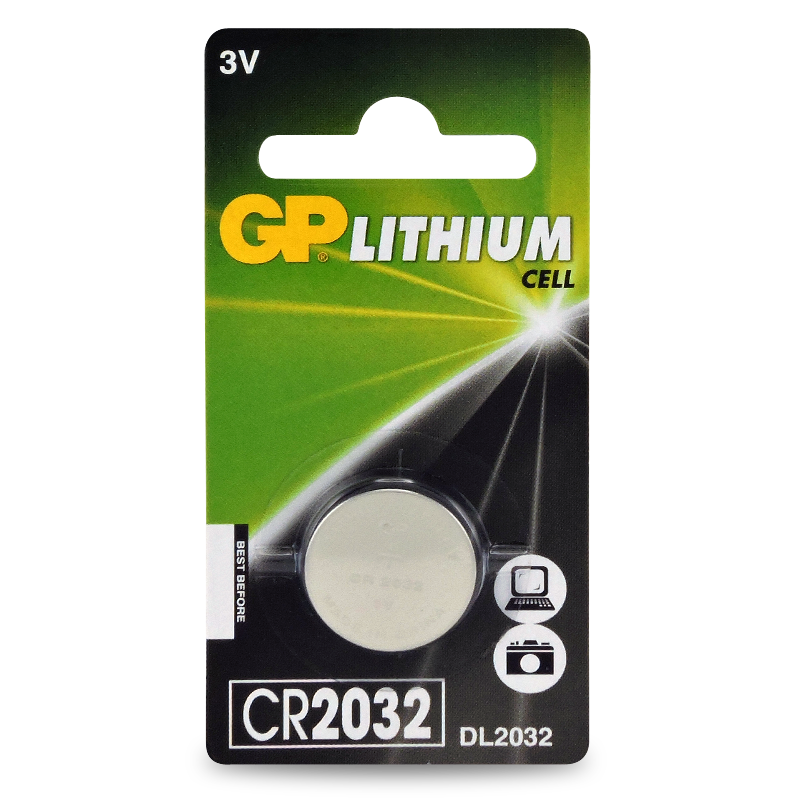 Battery Button CR2032 3V GP Lithium