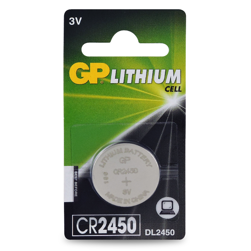 Battery Button CR2450 3V GP Lithium