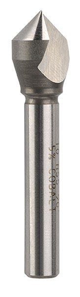 Countersink Single Flute 1-10mm HSSCo Bright Bordo