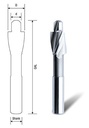 Counterbore 6mm Diam suit M3 Cap Screw