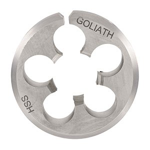 Button Die Round M14x1.25 Fine LH 1-1/2"OD Goliath