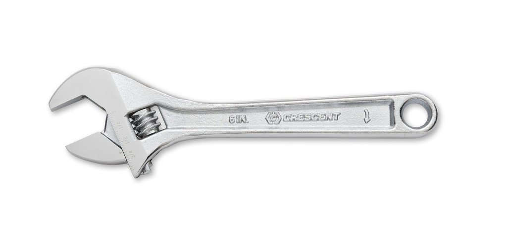 Adjustable Wrench 150mm Chrome Cushion Crescent