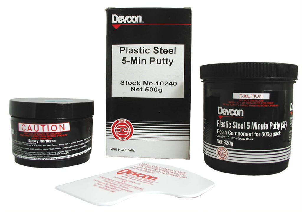 Devcon Plastic Steel (Sf) 5 Minute Putty 500g