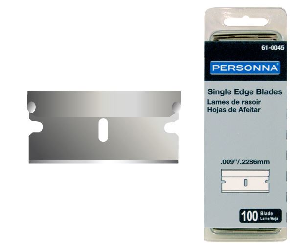 Blade Scraper Single Edge 100pk 61-0045